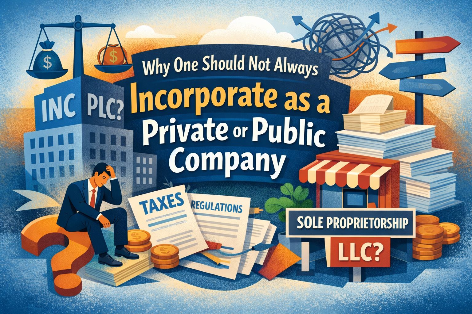 Why One Should Not Always Incorporate as a Private or Public Company